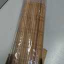 LazBlinds No Tools No Drill Cordless Bamboo Roman Shades, Light Filtering Window Treatment, Roll Up Bamboo Blinds for Windows 30'' W x 64'' H, Ceylon Light Russet