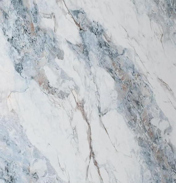 Thick Blue Marble Granite peel and stick Wall Paper 32x157inch Vinyl Wrap Flower Textured Countertop Waterproof Contact Paper Removable Modern Walls Sticker Mural Top Decor Barthroom Backsplash Roll