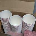 Patelai 100 Pcs 12 oz Disposable Coffee Cups with Lids and Sleeves Bulk, Insulated Hot Chocolate Paper Cup for Hot and Cold Beverage Water Juice Cocoa Tea Party Restaurants Travel Supplies (Pink)