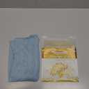 Sunmig Newborn Photography Props - 3 Pcs Stretch Wraps, Professional Baby Photo Props, Long Ripple Wrap for 0-6 Months (Light Grey+Canal Blue+Champagne)