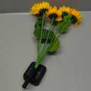 Solar Lights Outdoor Garden Decor,4 Pack with 24 Sunflower Lights,Solar Flowers Lights Waterproof,Birthday Gifts for Mom Women Grandma,Outside Decorative Stakes Light for Landscape Yard Patio Lawn