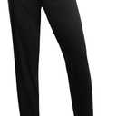 COPYLEAF Ankle Dress Pants Women High Waisted Work Travel Pants with Pockets Stretchy Business Casual Slacks (Black, M)