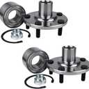 Autoround 518509 Front Wheel Bearing and Hub Assembly Fit for Toyota Camry 1992-2003, Sienna 98-03, Avalon 95-04, Solara 99-03, Lexus ES300 92-03, RX300 99-03, 5 Lugs Non-ABS, Set of 2