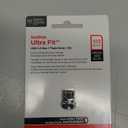 SanDisk 512GB Ultra Fit USB 3.2 Gen 1 Flash Drive - Up to 400MB/s, Plug-and-Stay Design - SDCZ430-512G-GAM46, Black