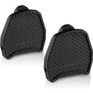 Clipless Platform Pedal Adapters for Shimano Wellgo SPD Speedplay Pedals, Road Bike Dual Cleat Adapters, Black