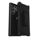 Defender Case Compatible with Samsung Galaxy S23 Ultra Case 5G with Port Protection and Belt Clip Black