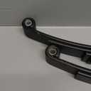 4 Leaf 1750lb Capacity Double Eye Spring for 3500lb Trailer Axle, 25-1/4" Length, 1.75" Width, 3" Free Open & U-Bolt & Hanger Kit, Suspension Kit Replaces SW4B, 2PCS