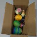 12 Pcs 3D Printed Dragon Eggs with Dragon Inside – Fantasy Collectible, Easter Home & Office Decor (Random Colorful)