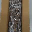 HyeFlora Silver Seeded Dried Eucalyptus Branches - 12-16 Stems (2 Bundles) Natural Undyed Pods for Boho Home Decor, Wedding Floral & Wreath DIY Crafts (Dried Flowers)