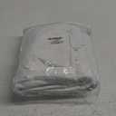 Guken Off White Blackout Curtains 102 Inch Length 2 Panels Set for Living Room Bedroom Back Tab Thermal Insulated 100% Black Out Linen Drapes Room Darkening Window Curtains 102 Inches Long