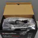 Mueller Multistick 5-in-1 Immersion Blender Handheld, 12 Speed Hand Mixer - Turbo Boost, Heaviest Duty Copper Motor, Titanium Blades Hand Blender, Milk Frother Wand, Whisk, Beaker, Chopper, Grey (Gray)