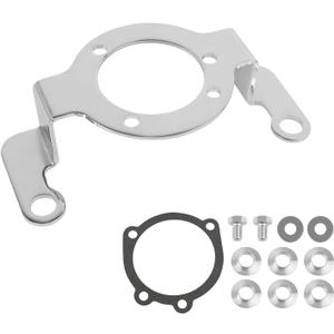 Air Cleaner Filter Support Carb Support Bracket Replacement For Harley Big Twin/Twin Cam 1993-2017 (Chrome)