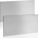 Zonon 2 Pcs 20 Gauge Sheet Metal Steel 12" x 6" x 0.032" Weldable Cold Roll Craft Metal Sheets Steel Plate for DIY Projects Home Auto, Easy to Shape, Weld, Cut and Form