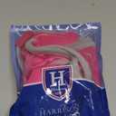Harrison Howard UV-proof Multi-Function Fabrics Thick Fleece Padding Horse Fly Mask Half Face with Ears Magenta Warmblood Extra Large