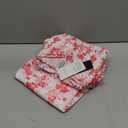 PRETTYGARDEN Women's Floral Boho Maxi Dresses Flowy Short Sleeve A Line Smocked Eyelet 2026 Summer Beach Vacation Clothes (Medium, Floral White Red)