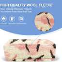 SPRING SEAON Knee Scooter Cushion Pad Cover for Adults Comfortable Plush Soft Cushion for Knee Scooters and Walker Accessories for Pain ReliefPink Camouflage