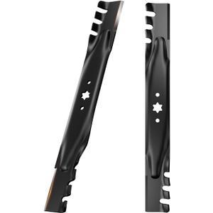 42 inch Deck Lawn Mower Blade, 942-04308-X, 942-04308 Mulching Blades with 6 Point Star, Replace Number for Troy Bilt and Cub Cade Riding Mowers, 942-04126, 942-0616, 742-04126, 742-0616