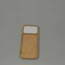 Miracase Magnetic for iPhone 17 Pro Case 6.3" with Screen Protector, [Compatible with MagSafe] Military-Grade Protection, Anti-Fingerprint, Slim Thin Phone Case for 17 Pro Cover, Khaki Gold