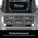 Ninja Professional Blender 1000W, Total Crushing Technology- Smoothies, Ice Crushing & Frozen Fruit, Full-Size Countertop Blender, 72-oz. Pitcher, Black & Grey, BL610