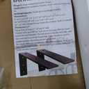 WINKER Countertop Support Bracket 2 Pack Heavy Duty 3/8" Thick Hidden L Shelf Bracket 12" x 6" x 2.5" Metal Corbels for Quartz/Granite/Wood/Concrete/Laminate Countertops, White