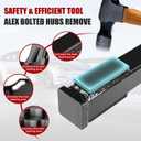 8629 Wheel Hub Removal Tool, Wheel Bearing Removal Tool, Wheel Hub Removal Tool, Replace for ATD Tools. Compatible with All Axle Stud Hubs with 5, 6 and 8 Bolts, with Nuts and Washers