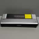 Bonsenkitchen Vacuum Sealer Machine with 40 Bags | Compact Food Sealer for Kitchen Storage & Meal Prep | Multiple Modes | External Vacuum System, Silver