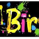 Happy Birthday Banners Happy Birthday Backdrop Decorations Colorful Font Graffiti Banner 78 x 17Inches for Home Indoor Outdoor Birthday Themed Decorations Supplies