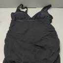 SUUKSESS Women Mesh One Piece Swim Dress Swimsuit Tummy Control Bathing Suit (Large, 109 Black)