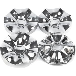 GTOWNWORKS 168mm/6.6in Wheel Center Cap for Chrysler Town Country 20082010 17‘’ Wheels Rim Hubcap Replacement 04721717AA 4721717AA Chrome Center Cover 4 Pack