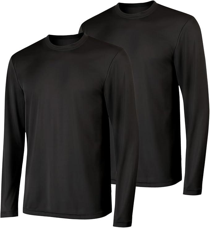 Hanes Sport Men's Long-Sleeve T-Shirt Pack, Cool DRI Moisture-Wicking Performance T-Shirts, Performance Tee, 2-Pack, Small  Hanes Sport Men's Long-Sleeve T-Shirt Pack, Cool DRI Moisture-Wicking Performance T-Shirts, Performance Tee, 2-Pack, Small