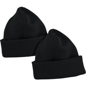 Thick Winter Beanie for Men Women Stretchy Thermal Knit Premium Cuffed Hat Skull Cap Toboggan