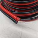 NAOEVO 10 Gauge Wire 100FT, 2 Conductors Electrical Wire Red Black Cable, Flexible/Low Voltage/PVC 10 AWG Copper Clad Aluminum Extension Cord for Speaker, LED Strips, Automotive 12V/24V DC