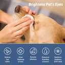 Danliss Dog Eye Wipes Gently Remove Tear Stain, Debris and Discharge. Pet Eyes Cleaner Wipes for Dogs & Cats, Remove Crust, Mucus. Soft Pet Tear Wipes, Hypoallergenic with Aloe & Chamomile 80 Pcs, Exp Date: JUN 09, 2028