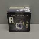 5-in-1 Electric Makeup Brush Cleaner & Dryer Machine- Portable Automatic USB Cosmetic Brushes Cleaner Tool with Deep-Clean Silicone Brush for All Size Brushes (Contour, Eyeshadow, Blush) (Pearl)