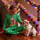 Family Christmas pajamas matching set adult pjs men women couple Comfy sleepwear (M)