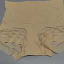High Waisted Boyshorts Underwear for Women Tummy Control Sexy Mesh No Show Shapewear Panties for Ladies Medium