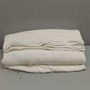 Ultra Soft Fleece Blanket King Size - Flannel Fleece Luxury King Blanket - Lightweight for Couch Bed Chair - Thick, Warm and Breathable - All Season Cozy Fuzzy, Anti-Static Microplush Bedding, Ivory