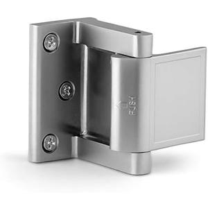 Berlin Modisch Door Lock Reinforcer Privacy Door Latch for in-Swinging Doors Extra High Resistance Home Door Security Lock (Satin Nickel)