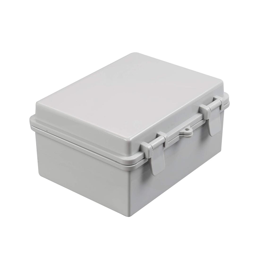 CrocSee ABS Plastic Dustproof Waterproof IP65 Junction Box Universal Durable Electrical Project Enclosure with Lock (8.6"x6.7"x4.3")