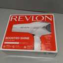 REVLON Infrared Ionic Hair Dryer with Diffuser & Concentrator, 2 Speed Settings, Blow Dryer with Tourmaline Technology for Frizz Control, 1875 Watt Power for Fast Drying, Suitable for All Hair Types