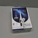 Oral-B iO Deep Clean + Whiten Rechargeable Electric Toothbrush with Visible Pressure Sensor, 2 Minute Timer, 5 Cleaning Settings, 1 iO5 Limited, 3 Toothbrush Heads, Travel Case & Refill Holder, White