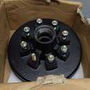 Youxmoto Trailer Brake Drum Kit 8-Hole 6.5" Bolt Circle, Replaces 12" X 2" Trailer Brakes Drum Assembly, for 7,000 lb. Axle, Fits 12 inch Trailer Brake Drum