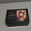 3-in-1 Red Light Therapy Knee Brace with 4 Vibration Massage Areas, 5000mAh Rechargeable Heated Knee Massager, 660nm&850nm Infrared Light Therapy Heated Device for Knee Elbow Shoulder Pain Relief