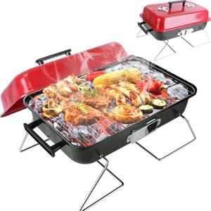 iMounTEK Portable Charcoal Grill Outdoor Tabletop Grill Small Barbecue Smoker Folding BBQ Grill with Lid for Backyard Camping Picnics Beach for Outdoor Cooking Camping Picnics Garden Grilling/Red (Large) iMounTEK Portable Charcoal Grill Outdoor Tabletop Grill Small Barbecue Smoker Folding BBQ Grill with Lid for Backyard Camping Picnics Beach for Outdoor Cooking Camping Picnics Garden Grilling/Red (Large)