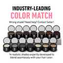 BOLDIFY Hairline Powder - Water-Resistant Root Touch Up Hair Color for Gray Coverage - 24-Hour Stain-Proof, Mess-Free Hair Powder for Thinning Hair - Dark Brown