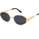 livho 2025 Trendy Oval Sunglasses - Stylish Polarized Shades for Everyday - Retro Metal Frames