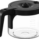 12-CUPS Coffee Maker Glass Carafe Replacement Compatible with Keurig K-Duo 5100 Single Serve K-Cup Pod & Carafe Coffee Maker, (NOT Fit K-Duo 5000 Essentials Model)