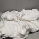 Turkuoise Soft & Absorbent Towel Robe, 100% Cotton Turkish Terry Cloth Kimono Bathrobes for Women (XX-Large, White)