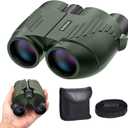 20X25 Compact Binoculars for Adults and Kids,Large Eyepiece Waterproof BinocularEasy Focus Small Binoculars for Bird Watching,Hiking and Concert, Green