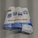 60 Count Self-Cleaning Cat Litter Box Liners Bag Compatible with MW-SC01/MW-SC02/MW-LR01, Drawstring Heavy Duty Cat Litter Receptacles Bags Fit For Automatic Pet Litter Box-17.7"* 19.7"